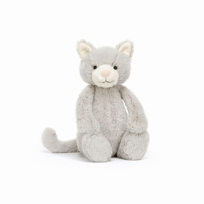 Jellycat Bashful Grey Gatito | ILBW-29561